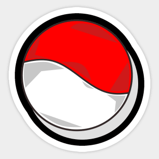 Indonesian flag Sticker